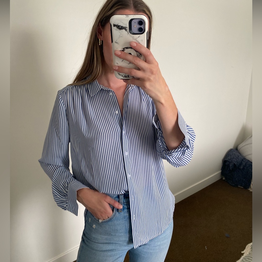 H&M striped button down